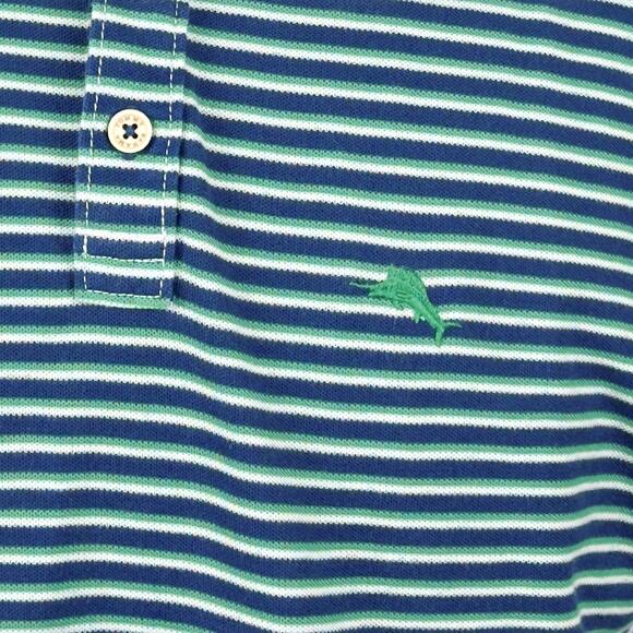 Tommy Bahama Island Zone Lot 2 Large Polos Supima Beach Preppy Solid Striped - Picture 7 of 11